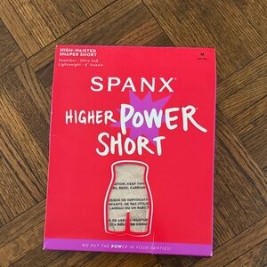 SPANX Hot Pink and Purple Higher Power Short Packaging